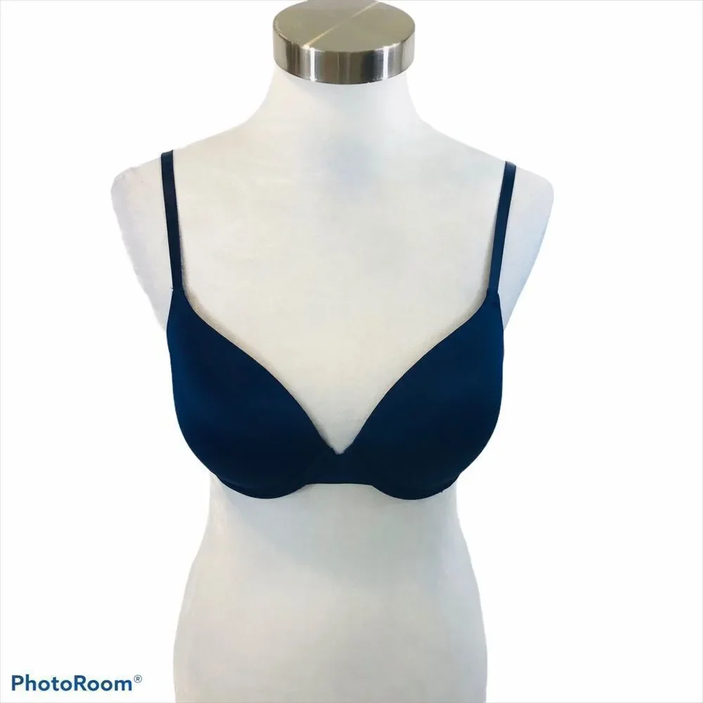Victoria’s Secret PINK Navy Blue Padded Bra 32B‎